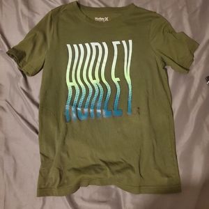 Hurley Shortsleeve Tshirt Youth Large 12-13yrs Green